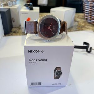 Nixon Mod Leather Watch